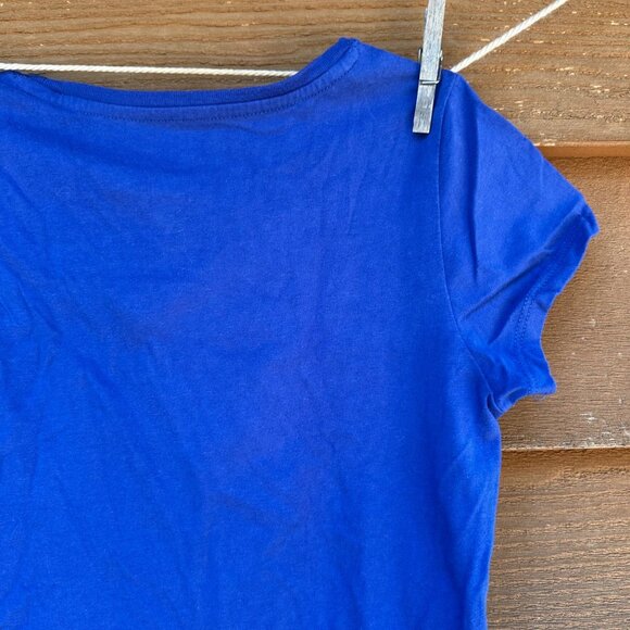 Wonder Nation Girls Blue T-Shirt XL 14/16 With "The Cool Thing About My Dad Is B - Picture 9 of 12